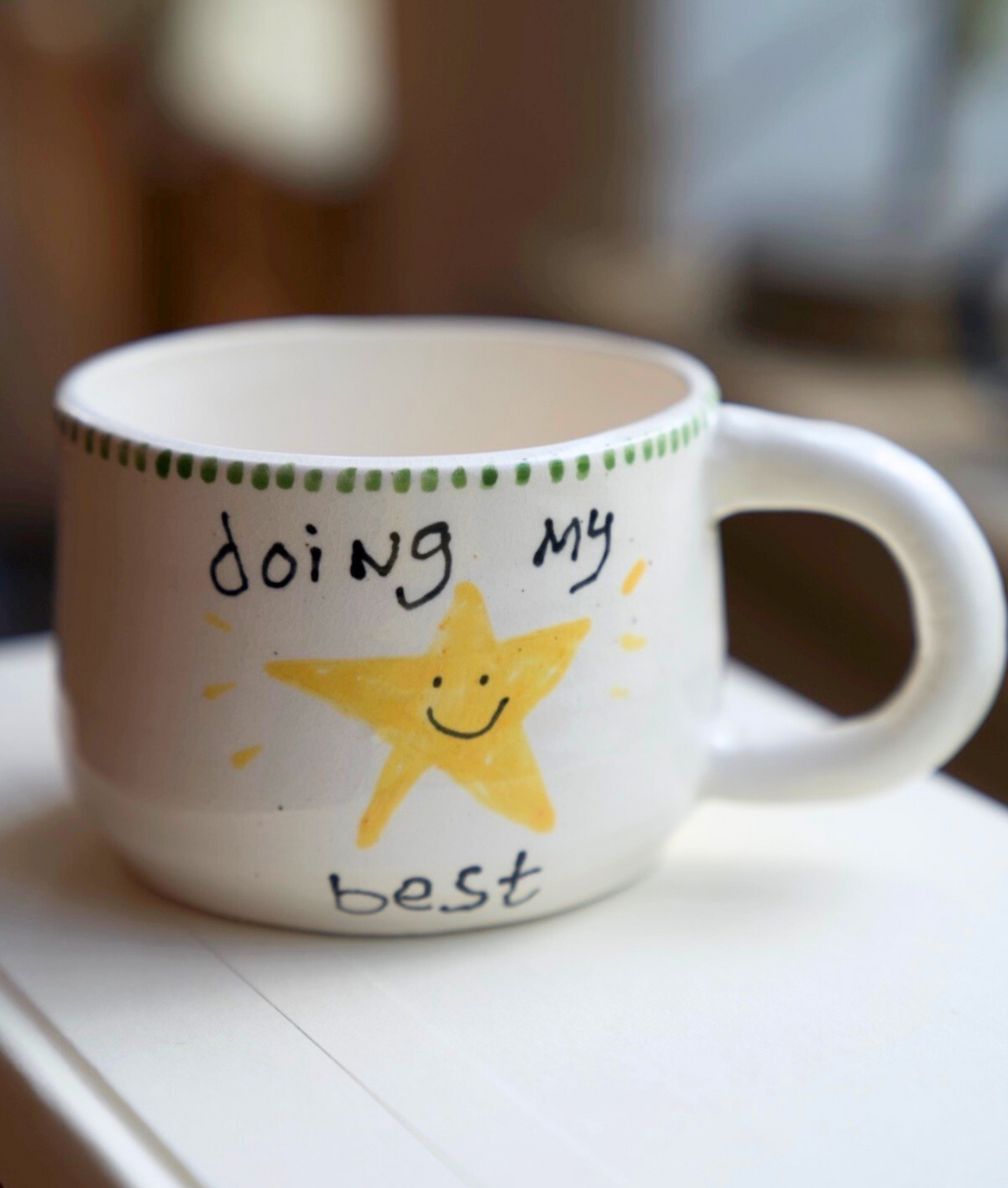 "Doing My Best" Star Mug