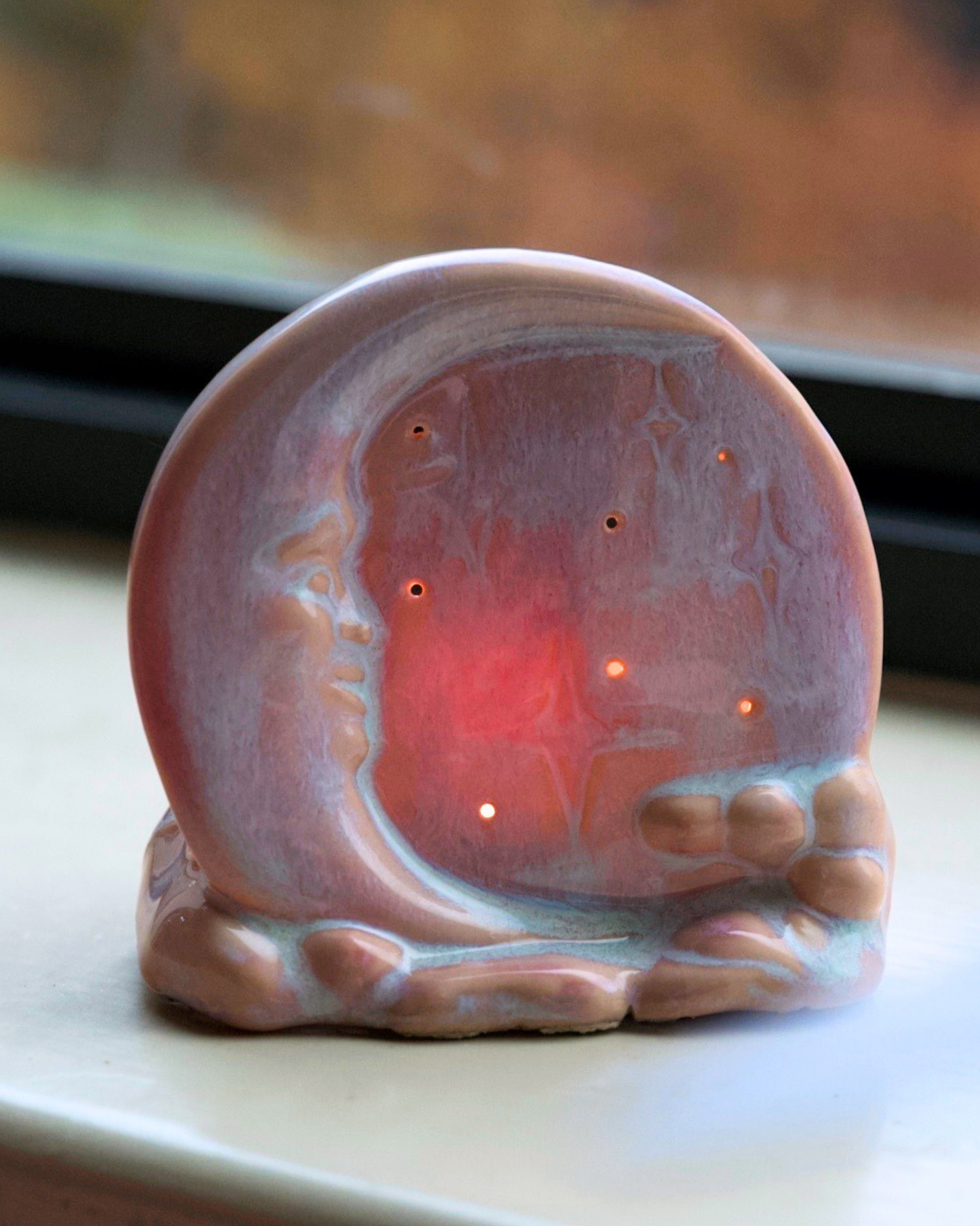 Dreamers Moon - Whimsical Tea light Holder