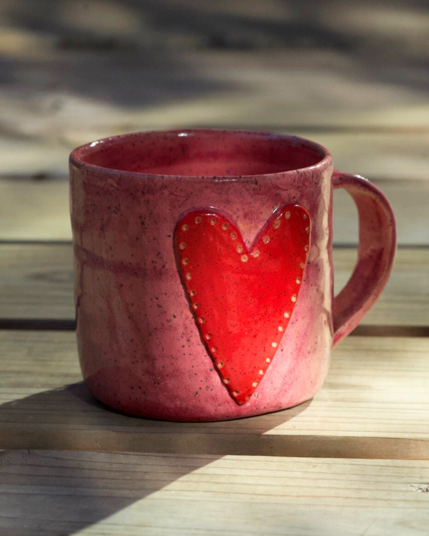 Whimsical Lovers Heart Mug