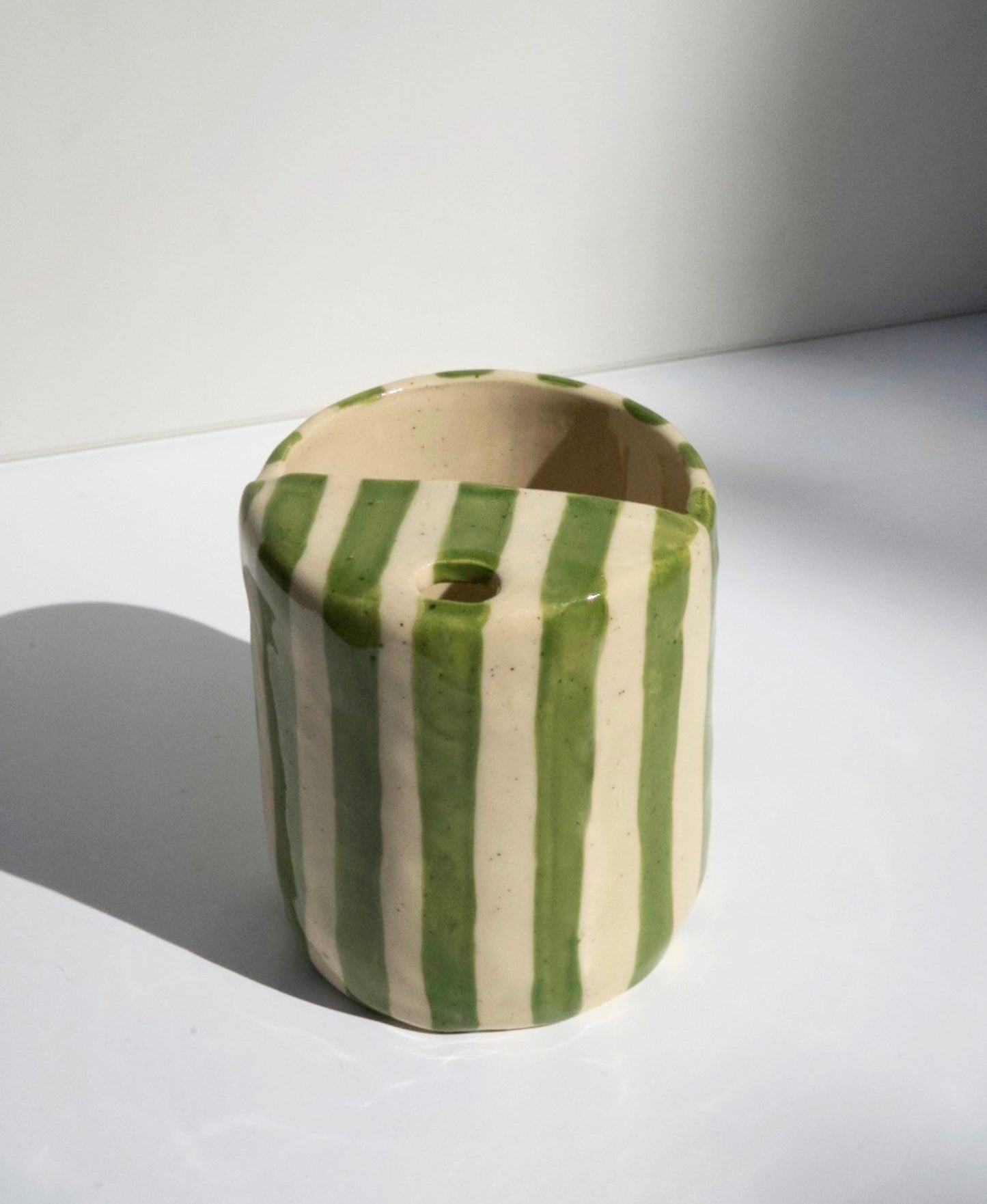 Green Stripe Travel Mug (COMING SOON)