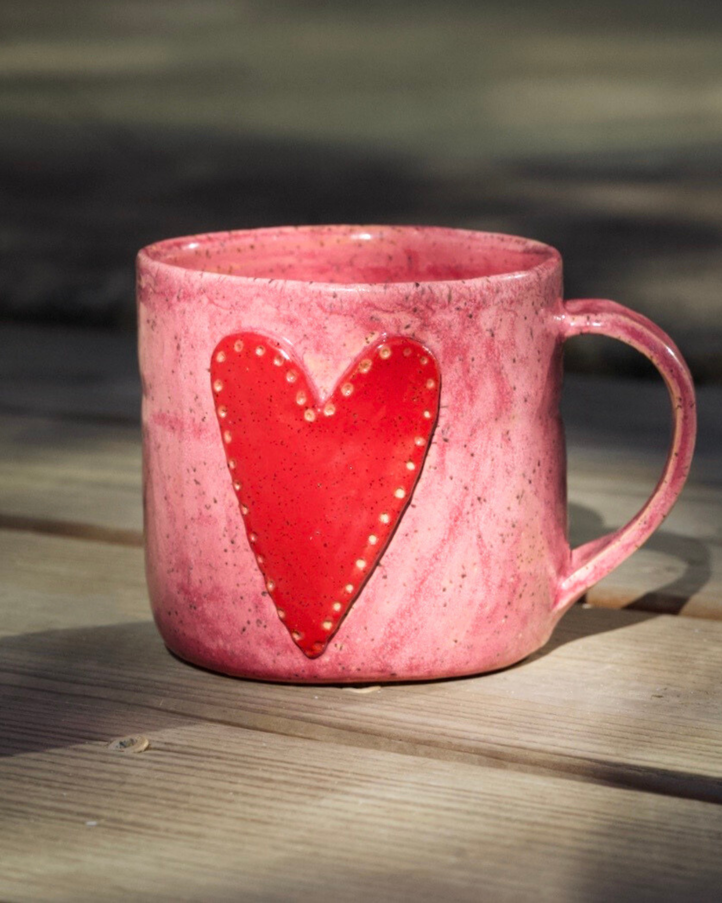 Whimsical Lovers Heart Mug