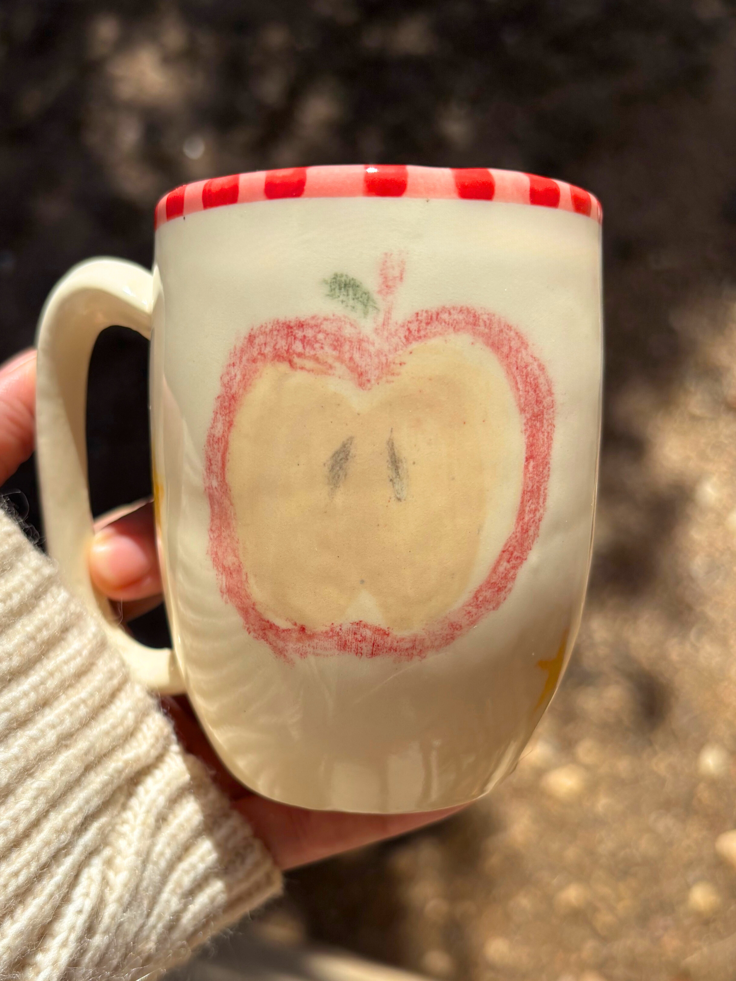 Whimsy Apple Mug