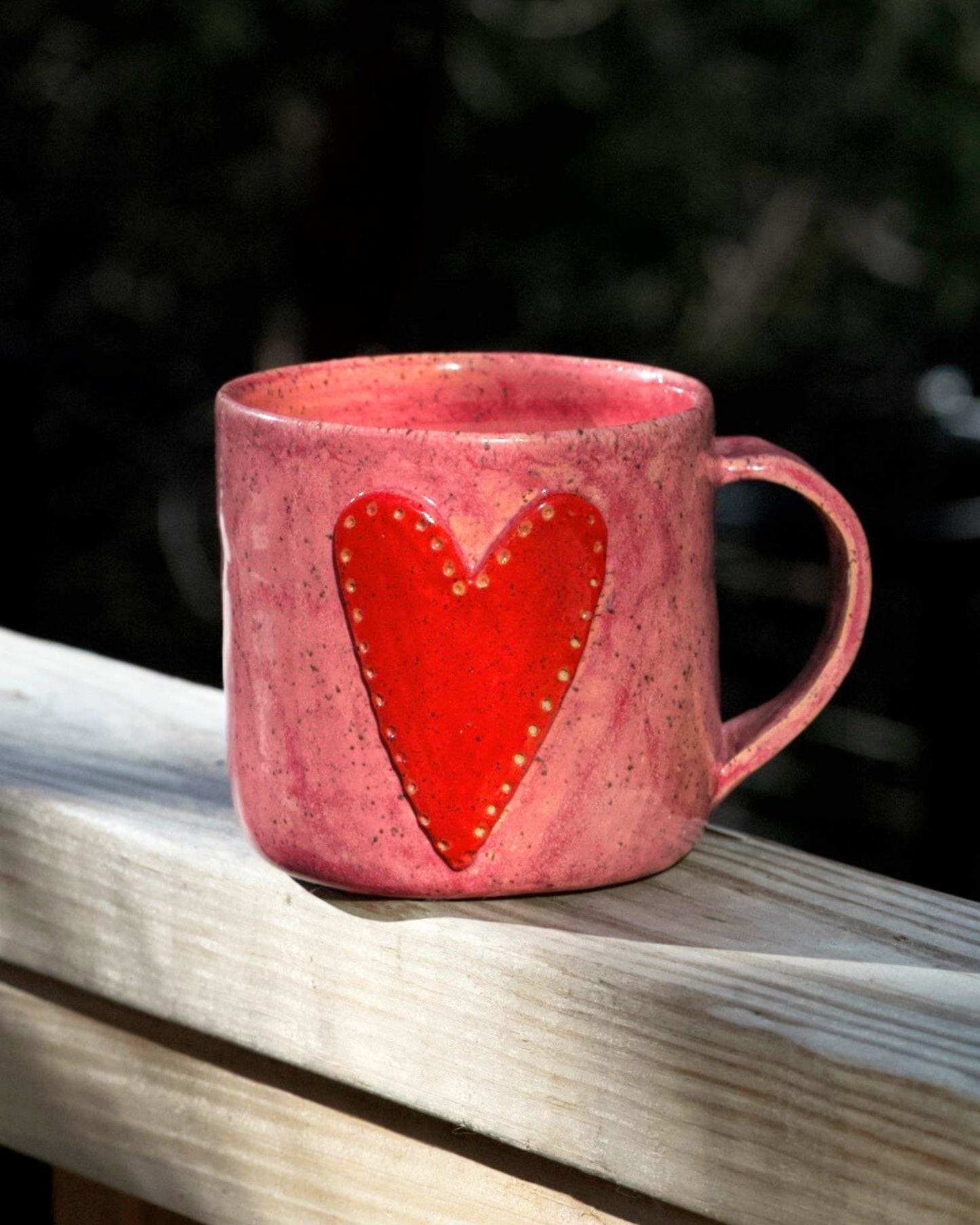 Whimsical Lovers Heart Mug