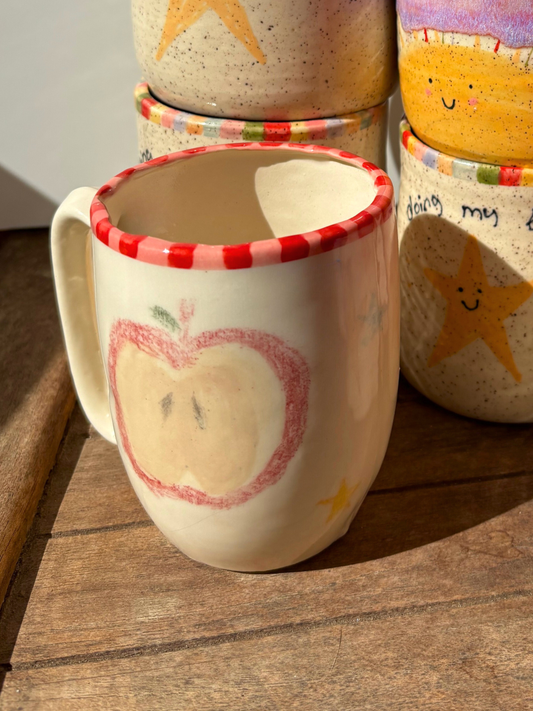 Whimsy Apple Mug