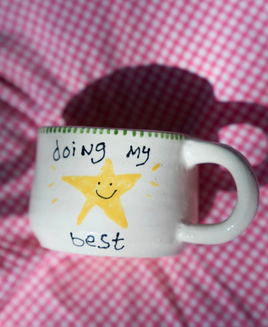 "Doing My Best" Star Mug