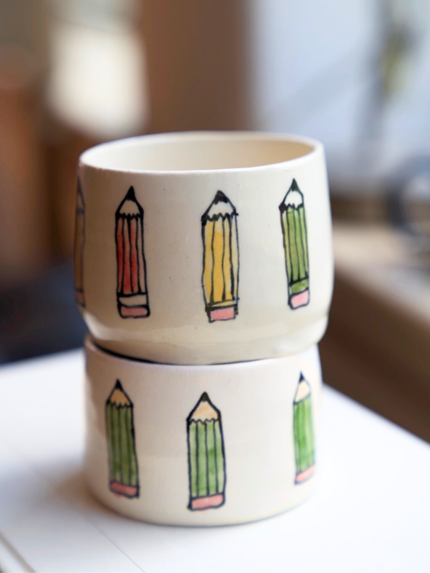 Green Pencil Espresso Cup