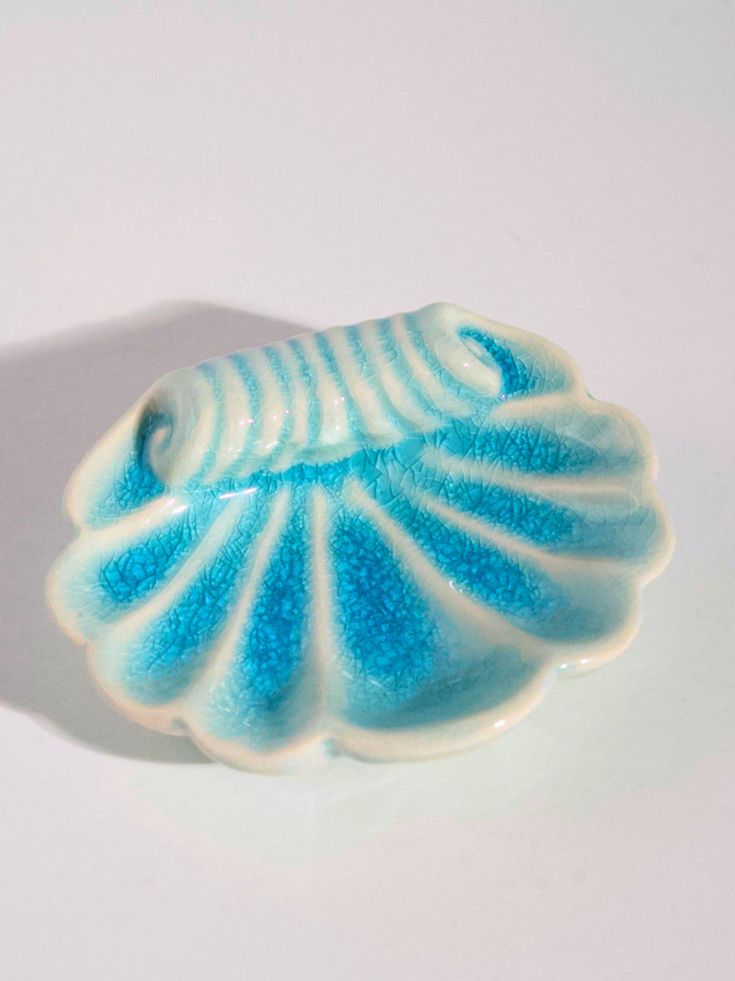 Sea Shell Trinket/Ring Holder 3''