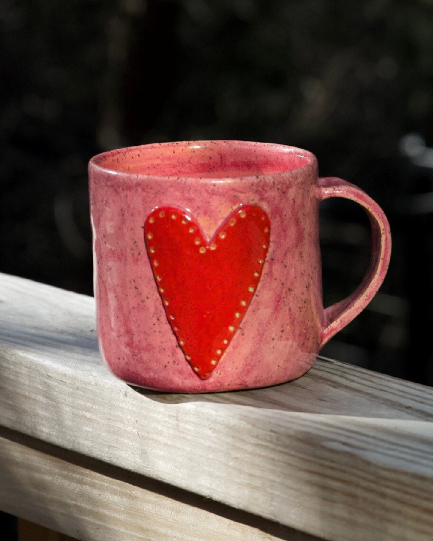 Whimsical Lovers Heart Mug
