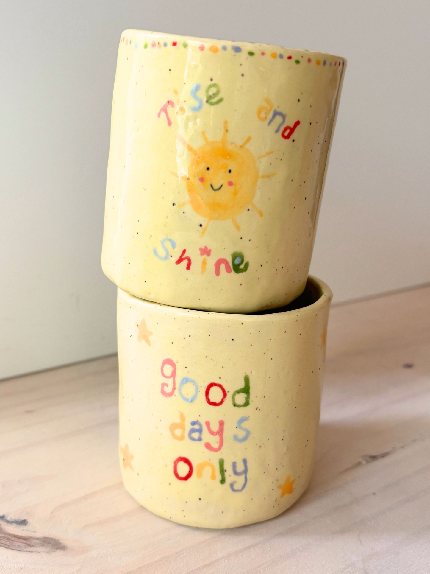 "Rise & Shine" Sunny Cup