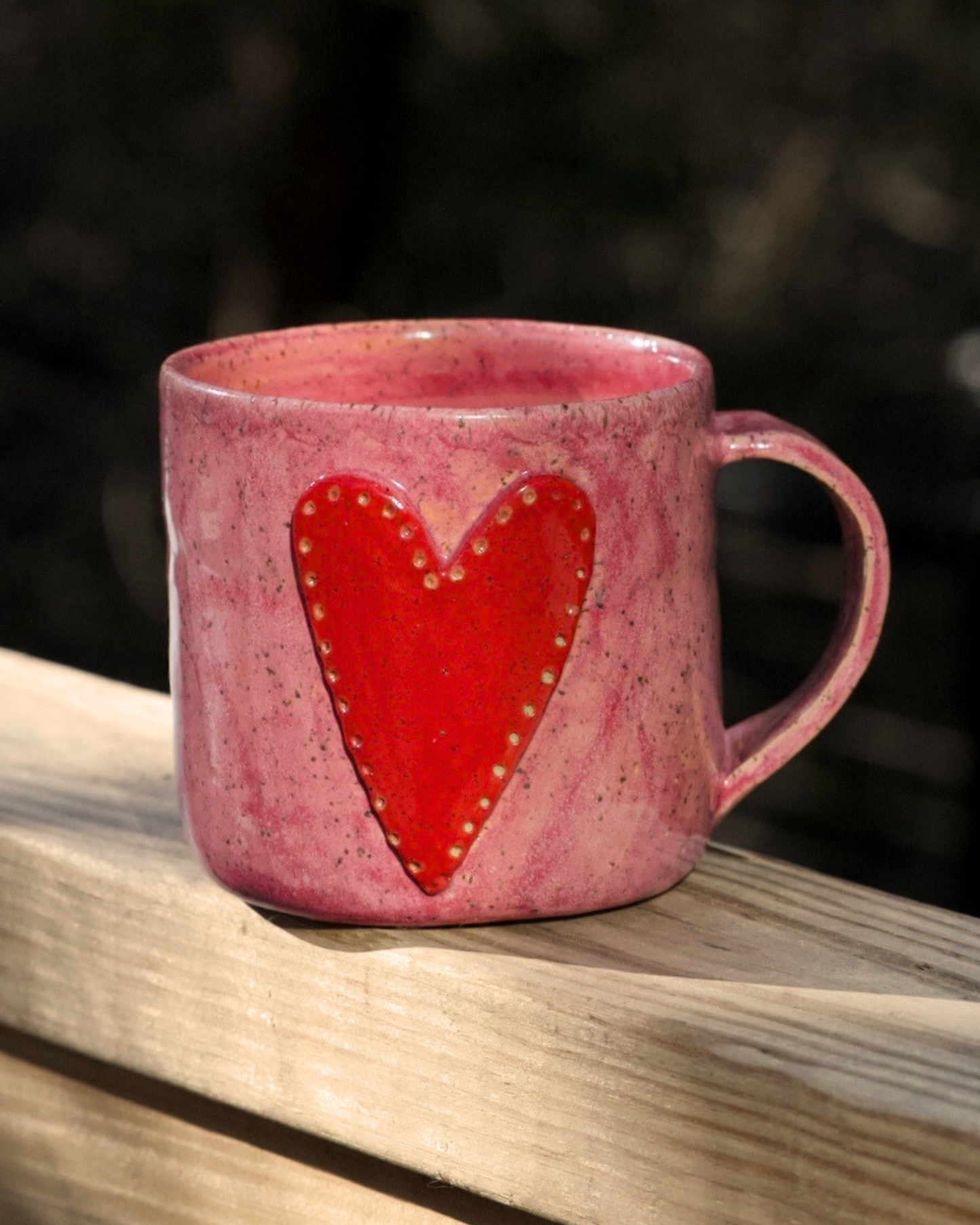 Whimsical Lovers Heart Mug