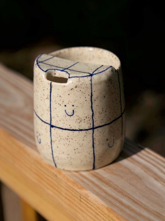 Smiley Grid Tumbler