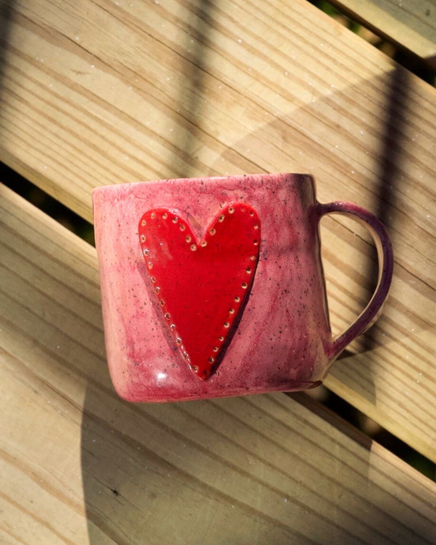Whimsical Lovers Heart Mug