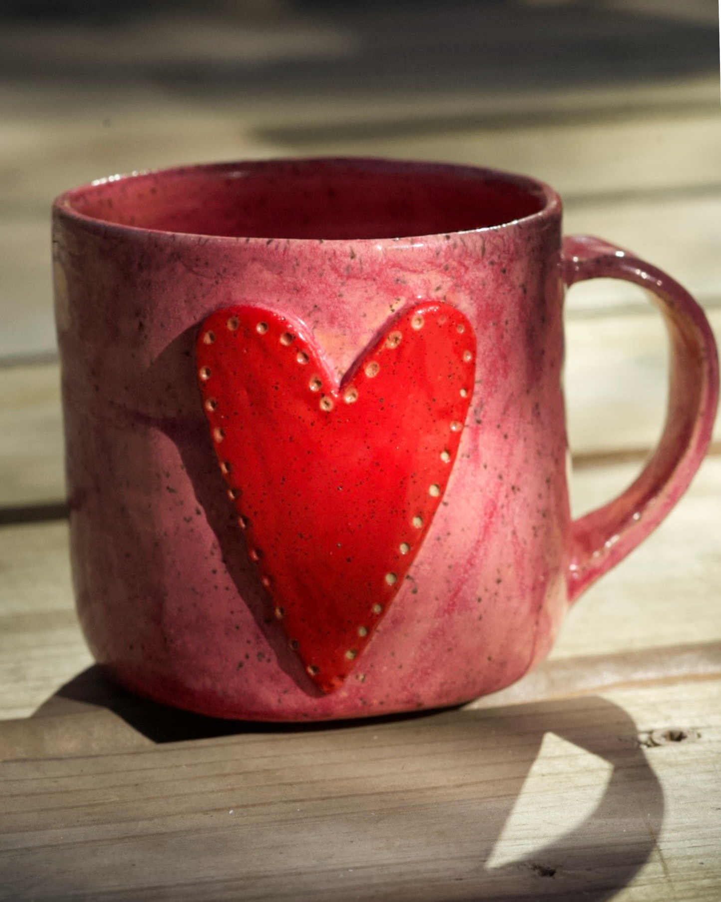 Whimsical Lovers Heart Mug