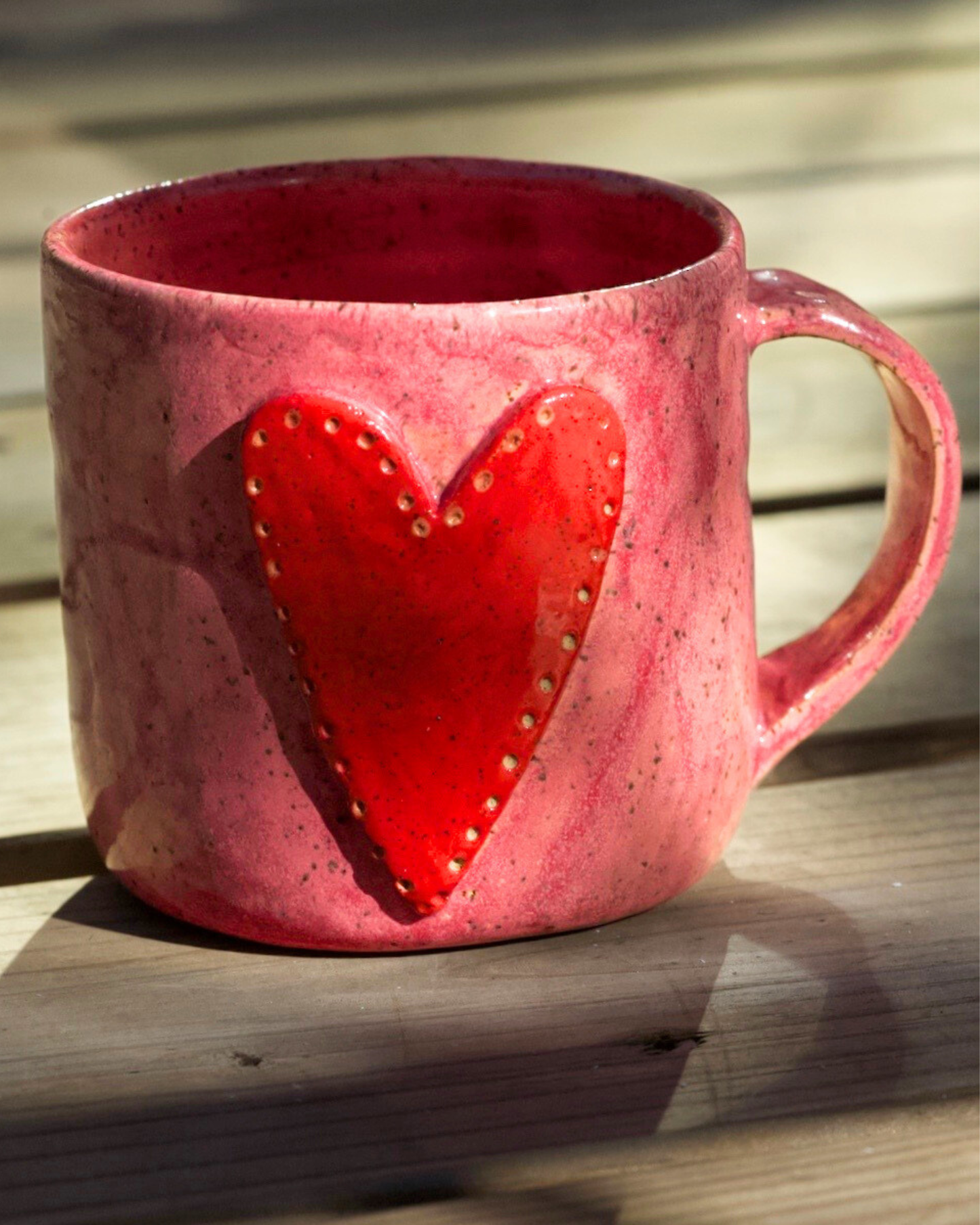 Whimsical Lovers Heart Mug