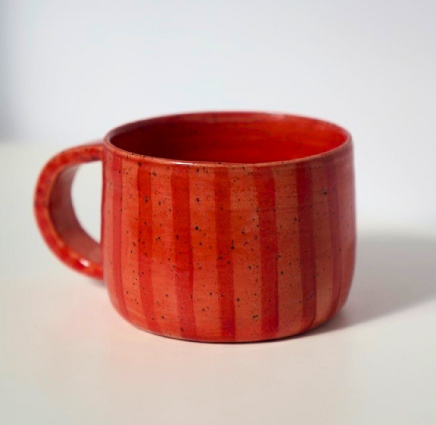 Red Striped Mug